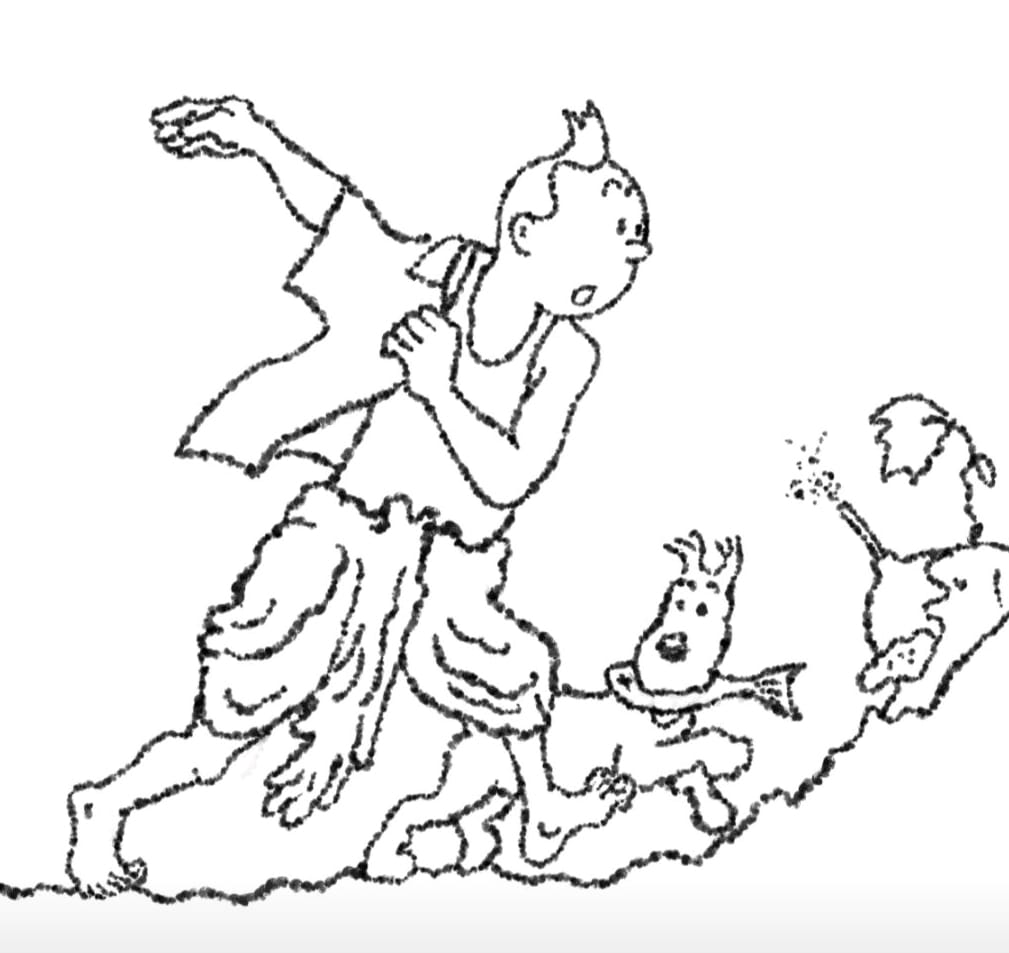 Tintin in Kolkata